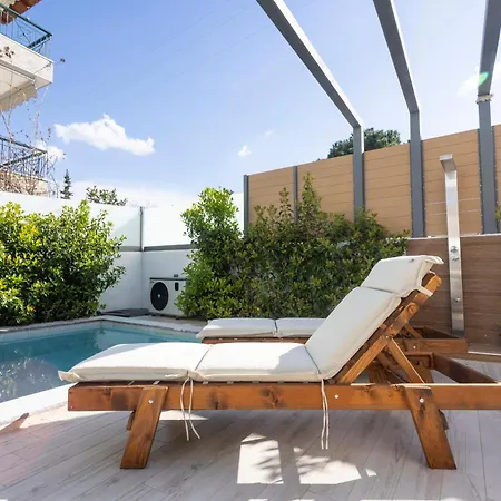 Elios - 100m To Beach, Heated Pool * Χανιώτη