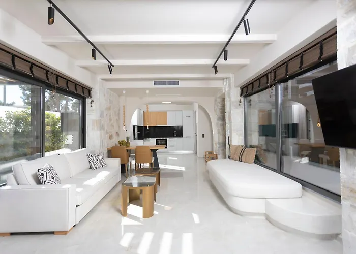 Elios - 100m To Beach, Private Pool Villa Hanioti