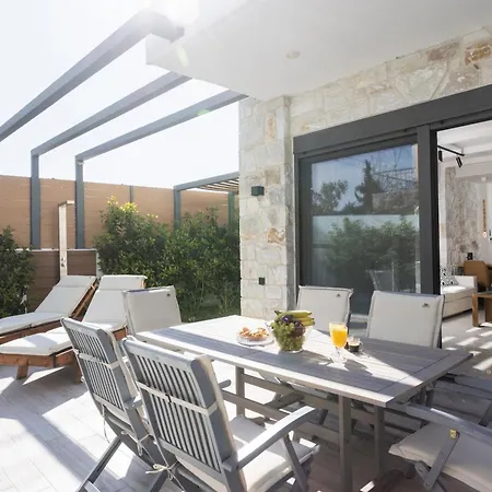 Elios - 100m To Beach, Private Pool Chaniotis